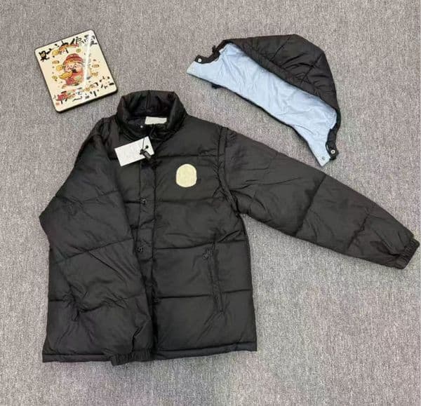 New Down Jackets Men Winter Parkas trench coat Jacket Mens Luxury Detachable sleeves Hooded Coats Couple Black Puffer Warm Outerwear