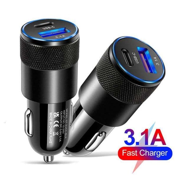 PD 70W Charger USB Type C Charging Car Phone Adapter For Iphone 14 13 Xiaomi Huawei Samsung S21 S22 Quick
