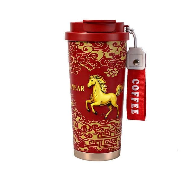 Insulated Cup Outdoor Stainless Steel Leak Proof Double Wall Insulated Mug With Straw For Home Kitchen Travel Party