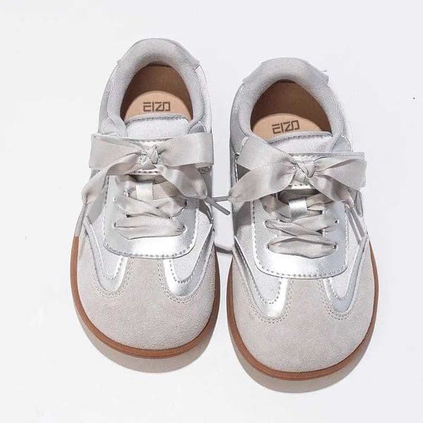 2025 Childrens Board Shoes Four Seasons Models Gold Casual Boys Girls Training Shoes Soft Kid Baby Sneakers Z260326