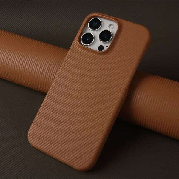 Carbon Fiber Pattern Genuine Leather For Iphone 16 Pro Max Case 15Pro 14 12 11 13 Aesthetic Vintage Retro Back Cover Fundas 26L0326