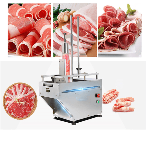 Large Automatic Slicer, Essential for Factories, Beef Rolls, Lamb Rolls, Easy to Make 60 Slices of Meat Per Minute