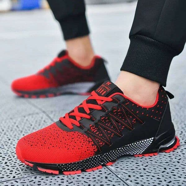 2025 Thick Soled Sports Youth Mesh Breathable Running Trend Spring Summer Korean Large Black and White Shoes walk 26W0324
