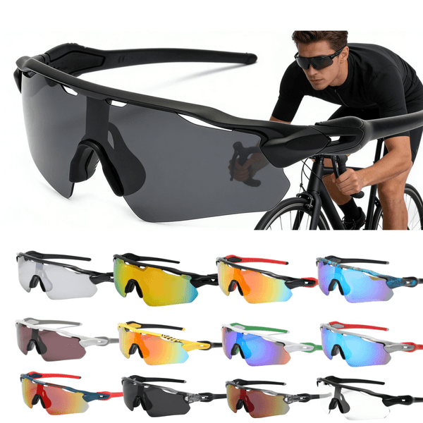 Cycling men designer women 9208 polarized lens sport uv protection shade running driving goggles black blue grey mens sunglasses simple om24