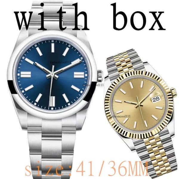 Luxusuhr 114300 Montres High Quality Mens AAA Watch Designer Automatic Mechanical Clone 36 41mm Luxury Stainless Steel Bracelet Date Luminous Sapphire 126233