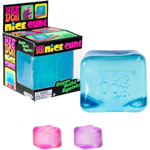 Schylling Needoh Nice Cube Sensory Fidget Toy Cube Stress Relief Anxie Sensory Toy for Focus ADHD Calming Par Gifts Z260326