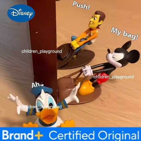 Disney Anime Miqi Tang Laoya Door Stoppers Cartoon Woody Creative Windproof Home Office Anti-Collision Doorstop Blockers Toys H260326