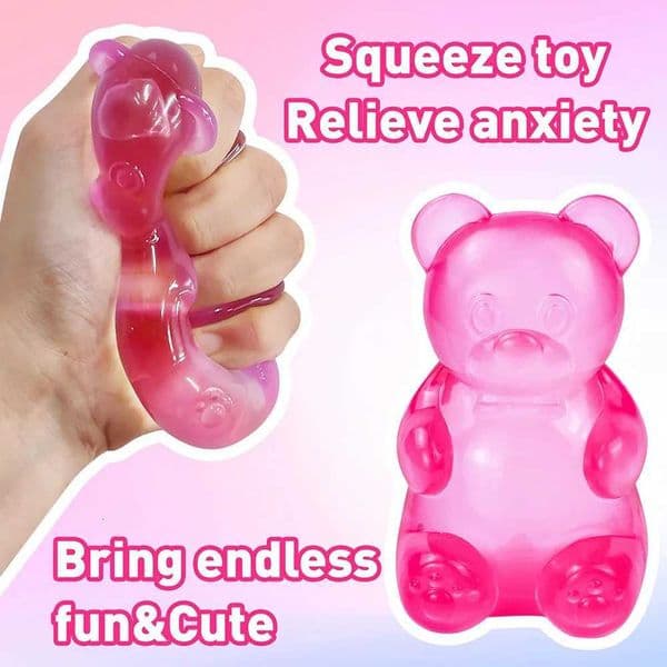 2026 New New Schylling Needoh Bear Squishy Fidget Toy Stress Relief Anxie Sensory Tool For Focus ADHD Calming Office Desk Gadget Designer Toys