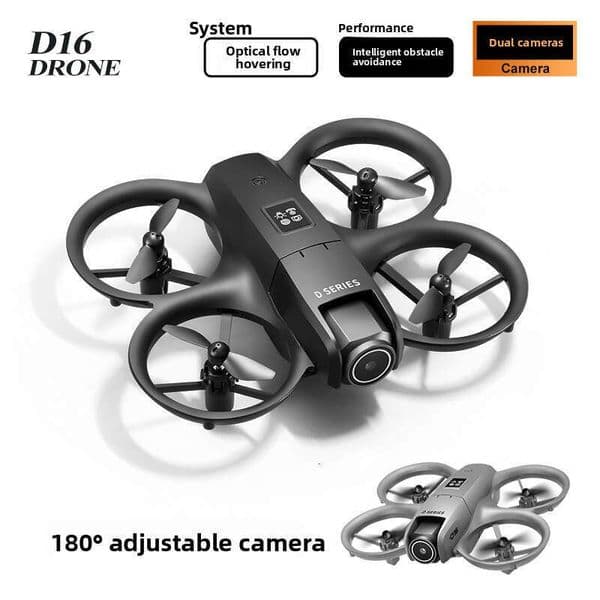 D16 Mini With Optical Flow Obstacle Avoidance 180 ° Electrically Controlled Dual-Camera Aerial Photography Drone Remote Control Aircraft For Kuhangxin