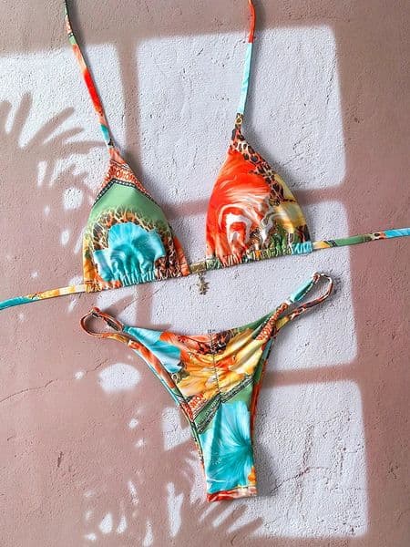 Micro Bikini Women Swimsuit TwoPiece Bathing Suit Woman Swimwear 2026 Sexy Leopard Push Up Thong Bikinis Sets Beachwear Summer 260320