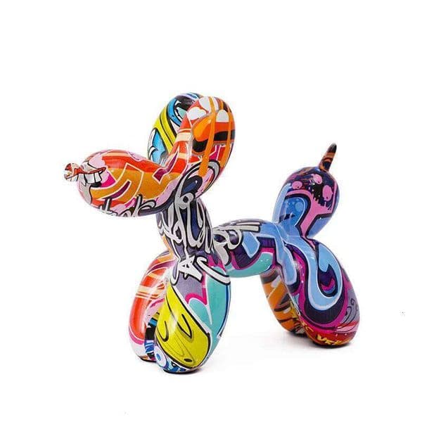 Home Decoration Items Europe Balloon Dog Ornaments Resin Office No Animal Miniatures Decor Sculptures For Room Desktop Figurine 26H0326