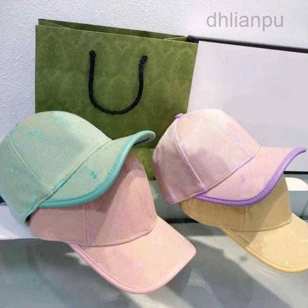 letter Fashion designer hat bucket hat casquette outdoor baseball cap gorras colorful chapeau mens cappelli fit hats for man gorras candy color summer snapback