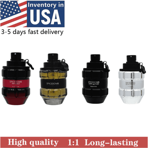US Stock Fast Delivery High Quality Perfume Men's Cologne Parfum Natural Long-lasting Body Fragrance