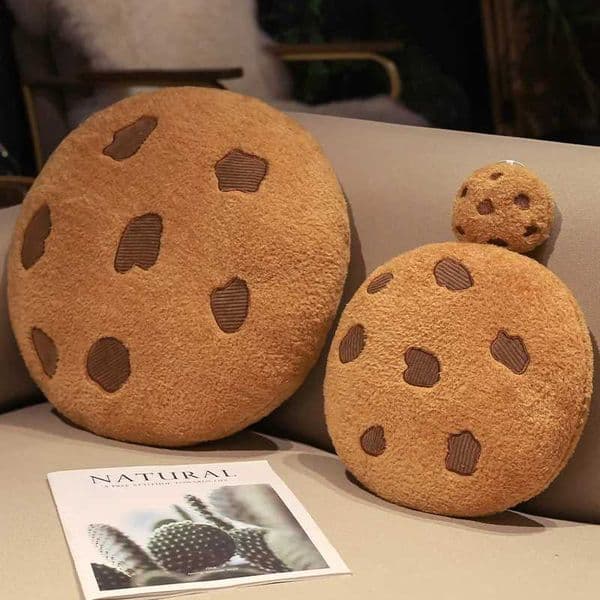 Creative Cookies Plush Seat Cushion Soft Food Pillows Stuffed Doll Toys for s Children Girl Birthday Room Decor New Year Gift R251210