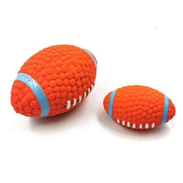 For Small Large Dogs Chihuahua Golden Retriever Natural Latex Balls Anti Bite Interactive Dog Chew Toy Pet Squeak Toys 26H0327