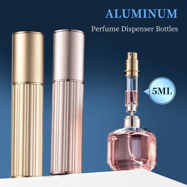 5ml Mini Bottom Filling Perfume Spray Dispenser Bottles Cosmetic Refillable Spray Atomizer Portable Liquid Container Bottle 260318