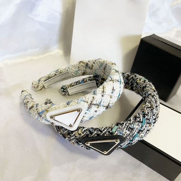 Brand Headband Designer Hair Hoop Women Classic Hair Band Romantic Couple Gift Headwear Black White