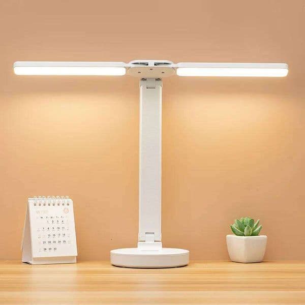 LED Desk 3 Levels Dimmable Touch Night Light USB Rechargeable Eye Protection Foldable Table Lamp For Bedroom Bedside Readin 26Li0327