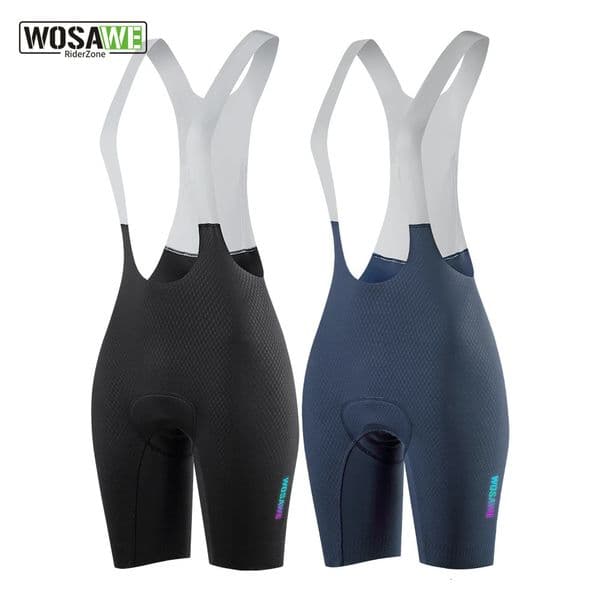 WOSAWE Womens Cycling Bib Shorts Summer Anti-UV Gel Pad Bike Bib Pants Spring Bicycle Bibs Slim Fit Bicycle Tights 260324BJ