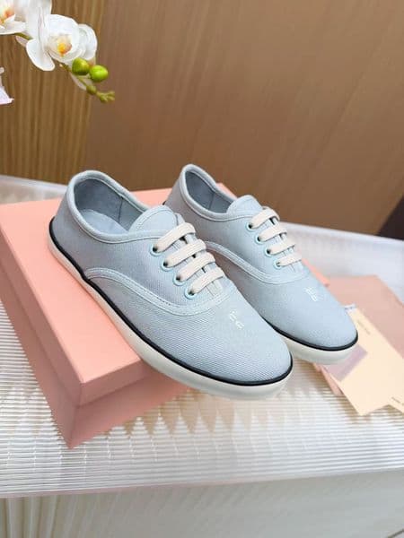 Summer Daily Wear Women Casual Walking Sparkling Floral Embroidered Drill Sneakers Fabric White Brown Canvas Leather Trainers Comfort Lady Skateboard Walking