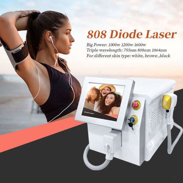 Newest Doide Laser Hair Removal Machine 808Nm Diode Laser Hair Removal Device 755 808 1064