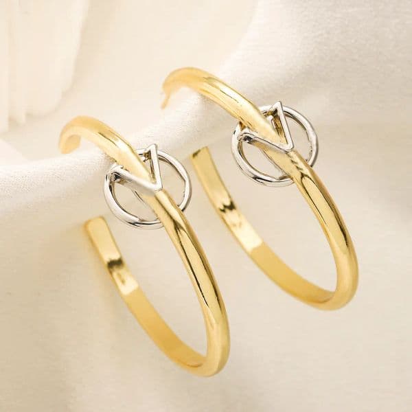 Luxury Designer Letter Earrings Stud For Woman Jewelry Crystal Shinning Jewelry Christmas Gift Wedding Accessories with box
