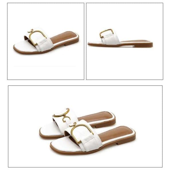 Wholesale 2026 Summer Outdoor Women Shoes Famous Designer Brand Female Heels Sandals Fashion Slipper for Lady thumbnail 2