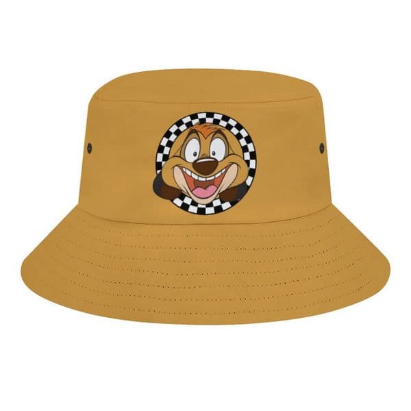 Timon The Lion King Bucket Hats Disney Cartoon Fisherman Hat Men Women Fashion Sunhat Trucker Cap Wide Brim Caps Fashion Accessories Holidays Gifts