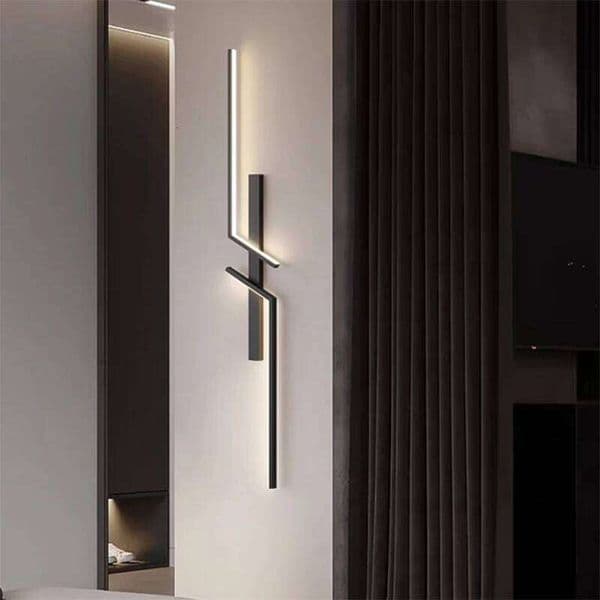 Modern LED Lamp Long Bar Scone Home Decor Living Room Bedroom Minimalist Wall Light Bedside Background Interior Lighting 26W0327