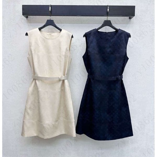 Designer dress women dresses brand sleeveless skirts Fashion Full printing LOGO vacation dress dayily outfit dresses Mar 20 a517