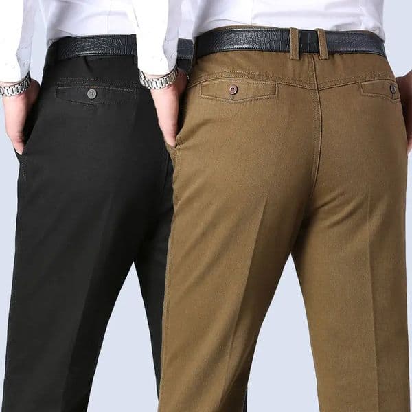 Mens Trousers Business Casual Pants Autumn Spring Dress Straight Pants Black Suit Pants Loose Formal Dress Pants 260327BJ
