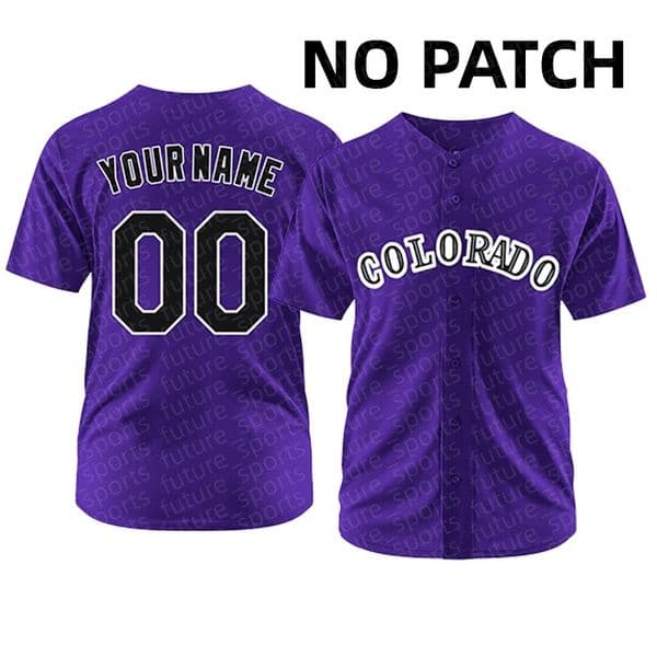 Customized NO PATCH men's purple baseball sweatshirt, suitable for training and competition, full of vitality and fashion