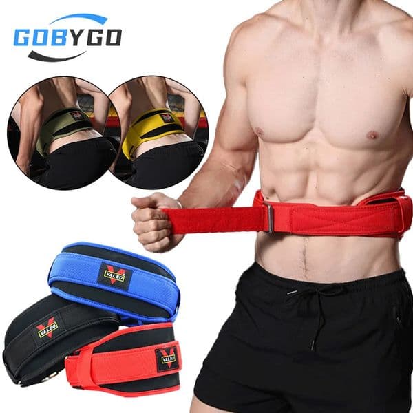 GOBYGO Weight Lifting Belts Gym Back Supports Gym Weights Cross Training Squatting And Pulling Exercise Waist Support Men Women 260327