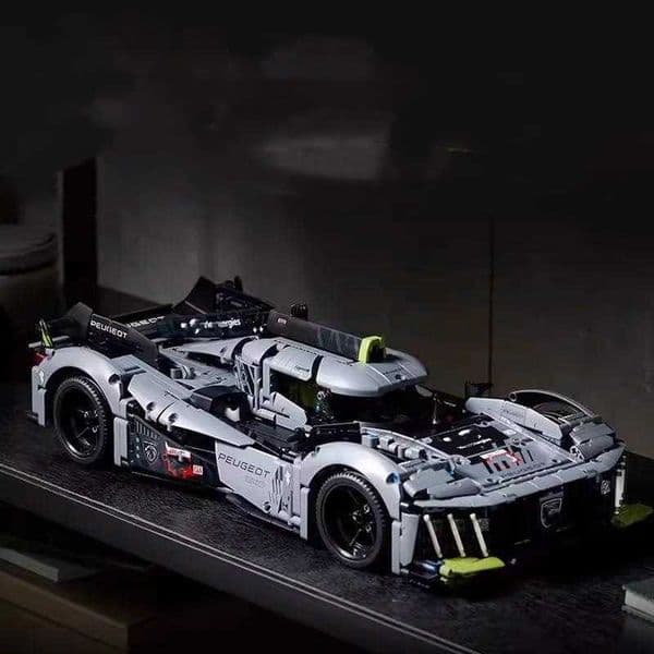99033 Super Sports Car Peugeot 9X8 Mechanical Set Boys Assembly Building Blocks Small Particle Toys 84023 W260327