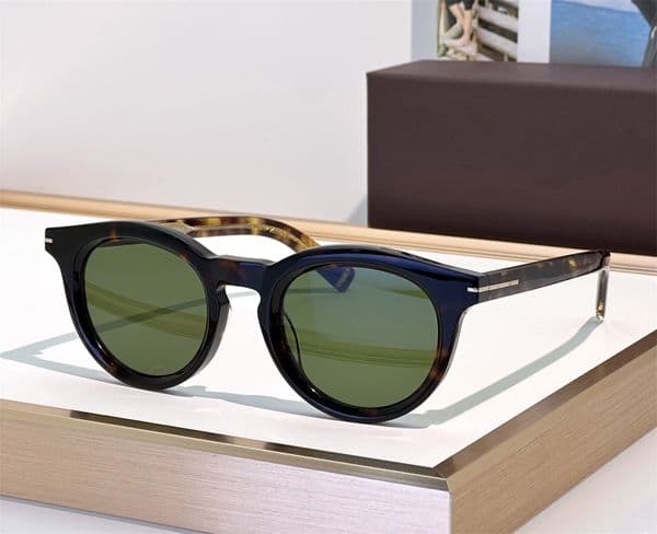 Fashion classic designer mens women sunglasses 1325 vintage trend round shape acetate sun glasses summer outdoor leisure style Anti-Ultraviolet come with case