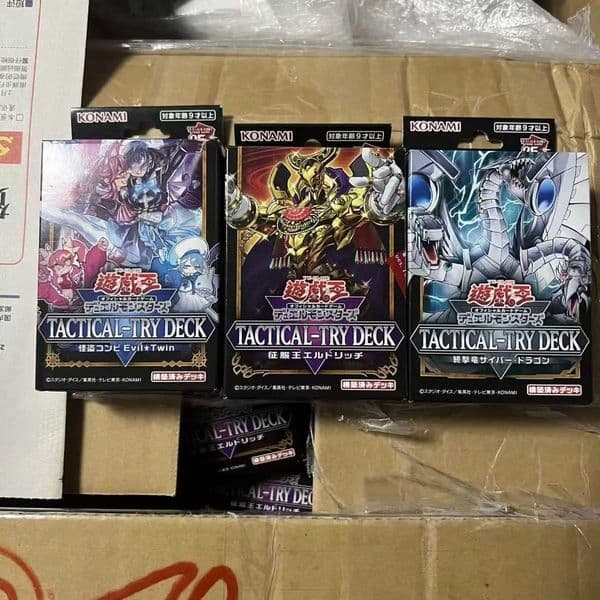 2026 New Hot Oriagial Yugioh Card Tactical-Try DECK Cyber Td01 /The Phantom Thief Duo Evil Twin Td02 / Eldlich Td03 Japanese NEW Zsz Toy
