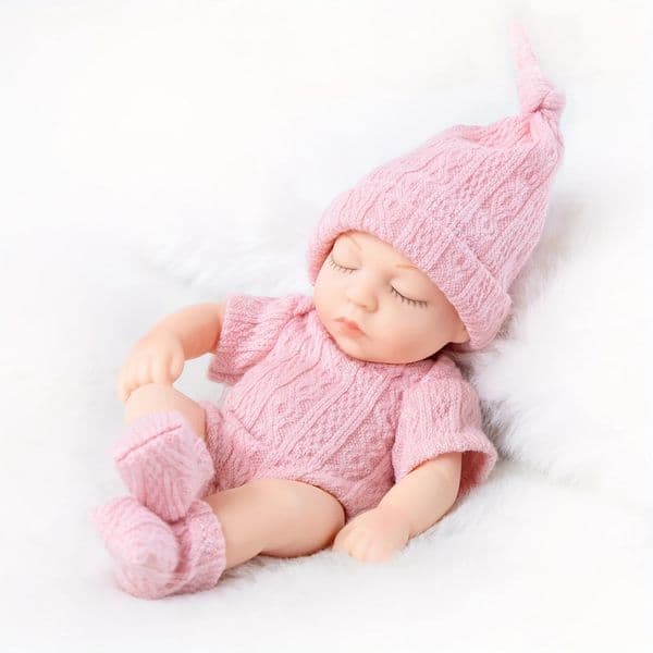 Mini 7 Inch Reborn Doll Sleeping Baby Doll 19cm Born Dolls Baby Toys The Gift for Girls 260327