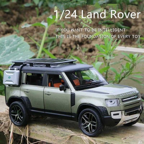 1/24 Land Rover Defender SUV Alloy Car Model Diecast Toy Metal Off-road Vehicles Car Model Simulation Collection Kids Toy Gift R251209