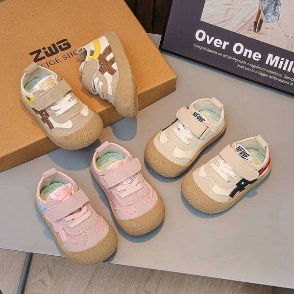 2025 Girls Autumn New Style Soft Bottom Dequn for Toddlers Learning to Walk Children's Footwear Kids Shoes 26W0327