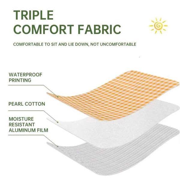 Outdoor Camping Mat Picnic Mat Beach Waterproof and Moisture-proof Portable Tent Sleeping Mat Double-sided Aluminum Film H2603271