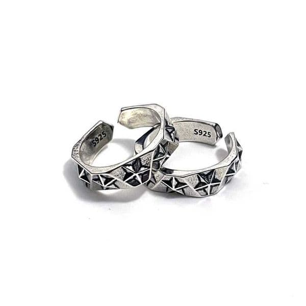 925 Sterling Silver Star Rings For Women Engagement Luxury Female Jewelry Accessories Wholesale Envo Gratis Jewellery H260327