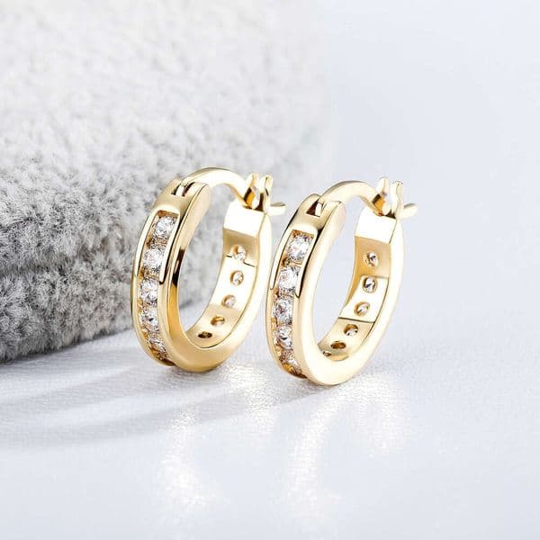 INS Jewelry popular square Moissanite earrings unisex Hip Hop studs personalized simple diamond-studded earrings wholesale