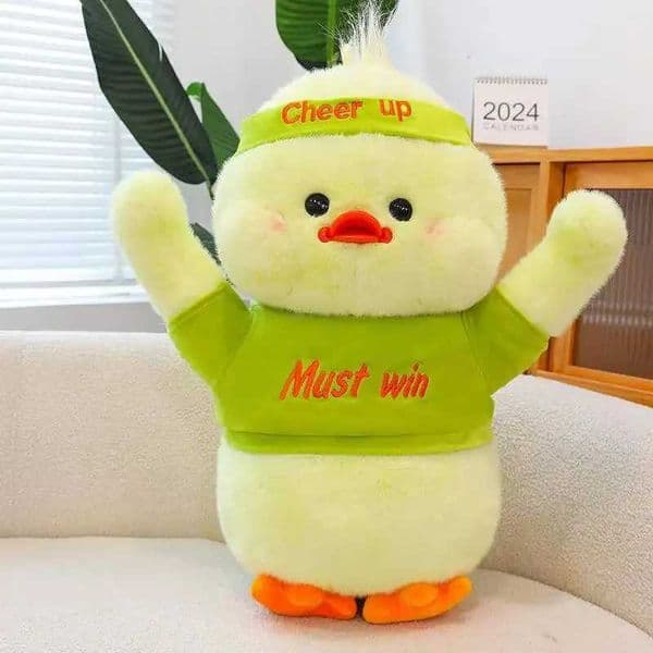 The latest refueling duck figurine Kawaii plush toy figurine cartoon anime cute pillow childrens birthday gift fun doll R251210