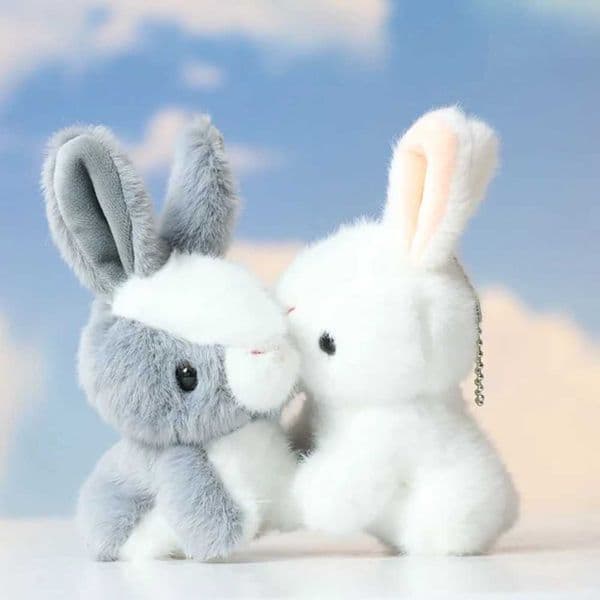 2026 New New 14Cm Cute Bunny Cartoon Animal Dolls Stuffed Long Ear Rabbit Soft Plush Toys Sleeping Children Baby Birthday Gift For S R251210 Toy Free
