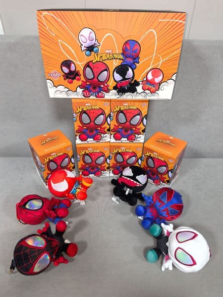 2026 New Cute Cartoon Spider Plush Pendant Fun Trend Blind Box Doll Birthday Gift Wholesale in Stock Free Shipping Fee