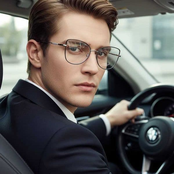 Fashion Cat-eye Sunglasses Frames Versatile Changeable Tinted Plain Lenses For Driving Car Glasses2007X