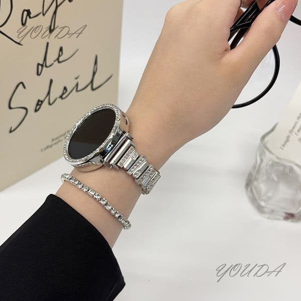 Watch strap Suitable for Huawei smart watches luxury wristband irregular starry diamond strap women's watch strap