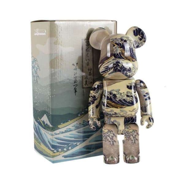 2026 New Violent Bear Kongshanji Building Blocks Van Gogh The Starry Night Punk Fashion Doll Roller Decorative Toy