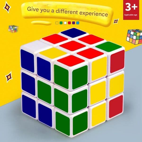 3x3 Speed Magic Cube Competition Grade Smooth Rotation Waterproof Non-Toxic Educational Puzzle Toy for Kids Students Wholesale