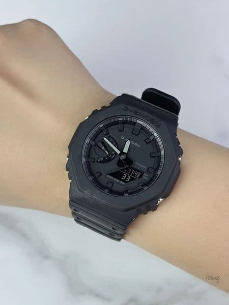 Iced Out Watch Full Function Unisex Sports Digital Electronic Watch Waterproof Large Dial LED Dual Display Oak Series G3